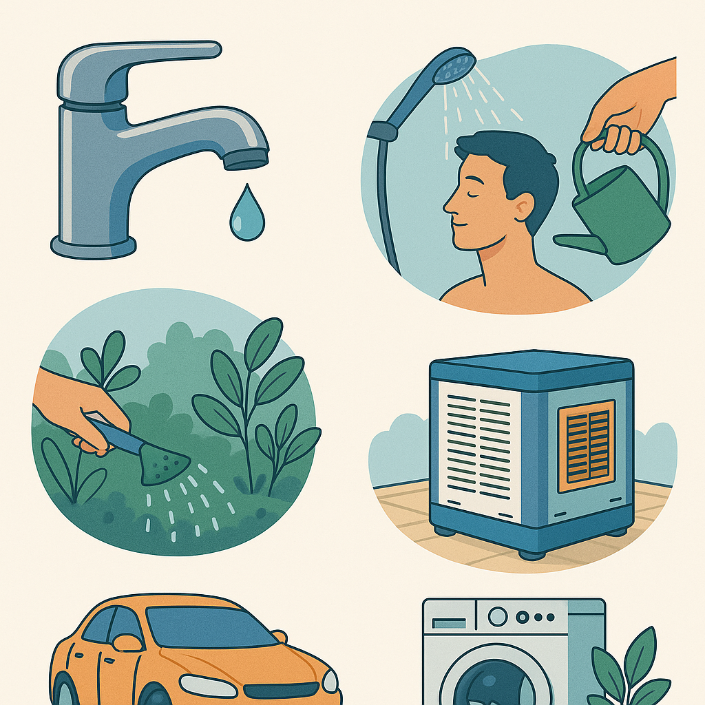 چگونه در تابستان در مصرف آب صرفه‌جویی کنیم؟