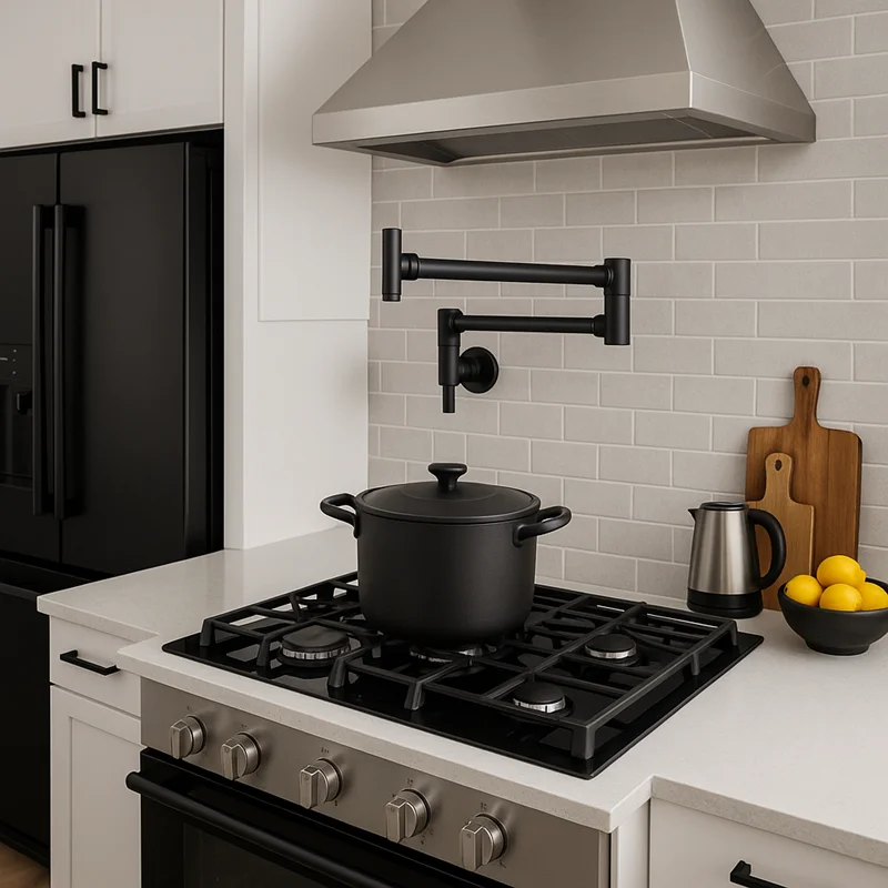 شیر دیگ پرکن زانتی مشکی (Zanetti Pot-filler)