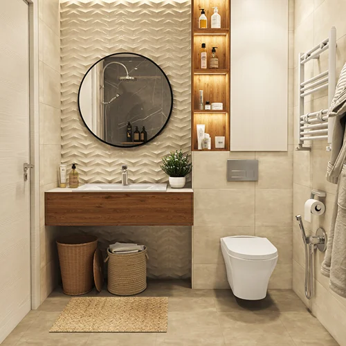 توالت فرنگی وال هنگ چینی کرد دافنه(Wallhang toilet Daphne)