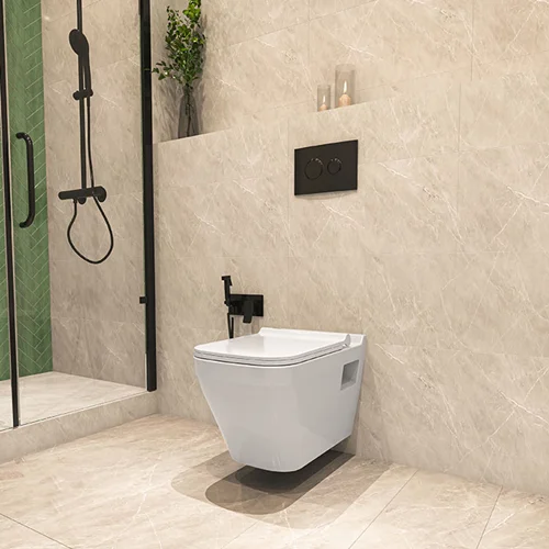 توالت فرنگی وال هنگ چینی کرد فیتونیا(Wallhang toilet Fitonia)